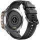 17. Smartwatch Gravity Grafitowy Pasek + Bransoleta GT42-3