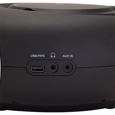 6. AIWA boombox BBTU-400SL CD/FM RDS/USB/BT srebrny