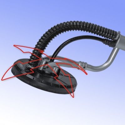 2. Dedra DED7748 przenośna szlifierka do suchej zabudowy 2000 RPM Czarny, Niebieski, Szary 710 W