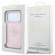 8. Etui Guess Smooth & Big Strass Logo na iPhone 18 Pro Max / 17 Pro Max - różowe