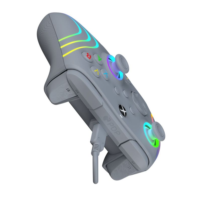 19. PDP Afterglow Wave Szary USB Gamepad Analogowa/Cyfrowa PC, Xbox One, Xbox Series S, Xbox Series X