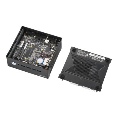 4. Shuttle Nano PC NA10H Wielkość PC 1L Czarny 8845HS 3,8 GHz