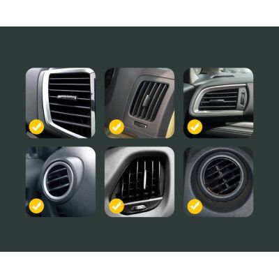 15. Baseus samochodowy uchwyt na telefon do kratki nawiewu czarny (SUGP-01)