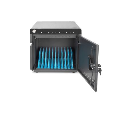 4. Digitus Mobilna desktopowa stacja ładowania do 10 notebooków/tabletów do 13 cala, UV-C, USB-C