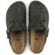 7. Klapki Birkenstock Boston FE Anthrazit 160373