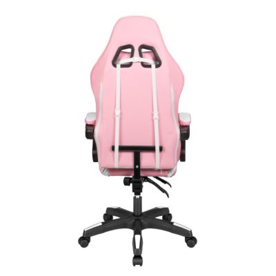 4. Fotel gamingowy Kruger&Matz GX-150 Biało-różowy