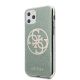 2. Guess GUHCN58PCUGLKA iPhone 11 Pro khaki hard case 4G Circle Glitter