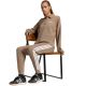 6. Spodnie damskie adidas Essentials 3-Stripes Fleece Slim beżowe KF8317