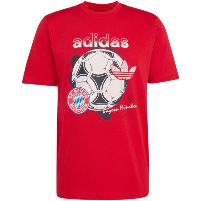 2. Koszulka męska adidas FC Bayern Muenchen Seasonal Graphic czerwona KG2586