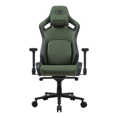 COUGAR DEFENSOR S ARMY GREEN F Uniwersalny fotel dla gracza Tapicerowane siedzisko Zielony