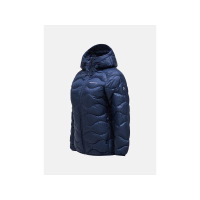3. Kurtka puchowa damska PEAK PERFORMANCE Helium Down Hood Jacket Women niebieski