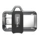 9. Pendrive SanDisk ULTRA SDDD3-128G-G46 (128GB; microUSB, USB 3.0; kolor szary)