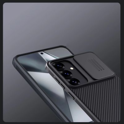 9. Etui Nillkin CamShield Pro na Samsung Galaxy S25 z osłoną na aparat - czarne