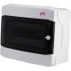 ECH-12PT Rozdzielnia plastikowa NT 12M 1X 12M N+PE IP65 IK07 201X319X144 drzwi dymne szary DIDO