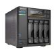 8. NAS Asustor AS6804T; Tower; 4x (3.5" SATA HDD/ 2.5" SSD); AMD Ryzen Embedded V3C14; 16G ECC DDR5 SODIMM (max. 64GB), 2x 10GbE, 2x 5GbE, 4x M.2 2280 NVMe PCIe 4.0, 2x USB4, 2x USB 3.2 Gen, 1x optional 10 GbE card
