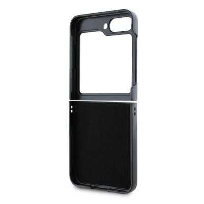 7. Etui Karl Lagerfeld Saffiano Monogram na Samsung Galaxy Z Flip 6 - czarne