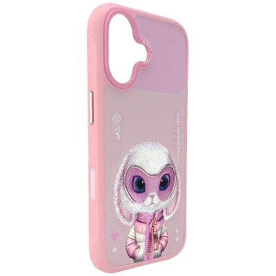6. Etui Nimmy Cool&Cute 2.0 Rabbit na iPhone 17 - różowe