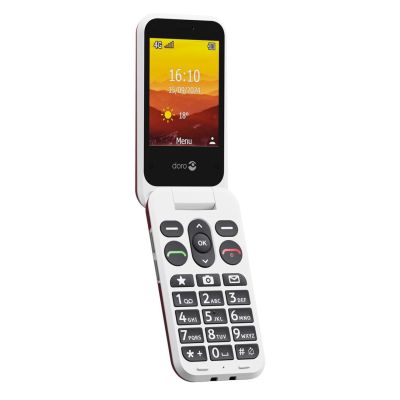 5. Doro Leva L30 7,11 cm (2.8") 142,7 g Czerwony, Biały Telefon funkcjonalny