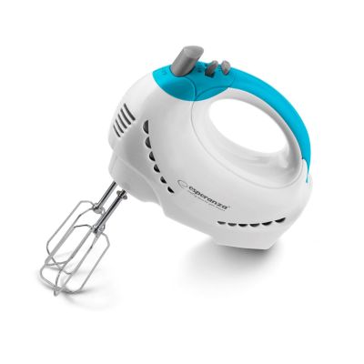 18. Blender, Mikser ręczny Esperanza TIRAMISU EKM010 (300W; kolor biały)