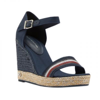5. Sandały Tommy Hilfiger Grosgrain High Wedge Sandal W FW0FW05254