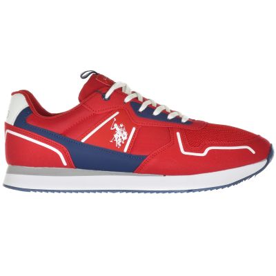 2. Buty męskie sportowe Sneakersy U.S. Polo Assn. - NOBIL004-RED-DBL01