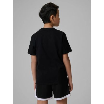 2. T-shirt regular gładki chłopięcy 4F 4FJRMM00TTSHM3596-20S