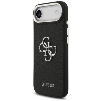 2. Etui Guess Grained Big 4G Classic Logo na iPhone 17 Air - czarne