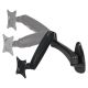 16. Uchwyt ścienny do monitora Arctic W1-3D z technologią podnośnika gazowego 8kg - 33cm (13") - 81.3cm (32") - 75x75mm - 100x100mm