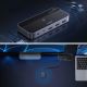7. Przełącznik Ugreen switch USB-C USB-A 10Gb/s - szary