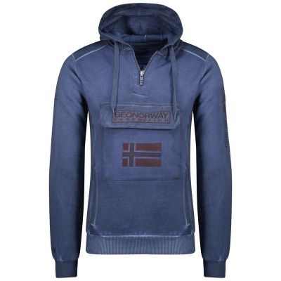 Bluza Geographical Norway Gymclass EO Tiedye Badge M WU8270H-GNO-NAVY