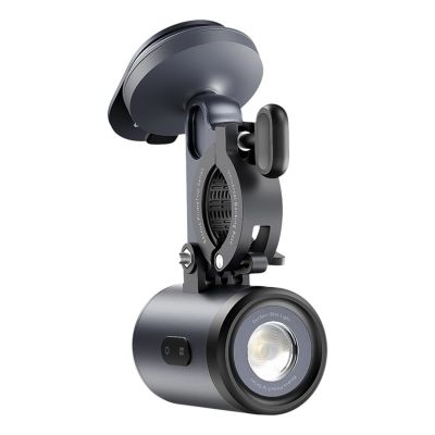 5. Uchwyt z lampką 2w1 Baseus PrimeTrip uniwersalny 3000mAh IP68 LED - czarno-szary