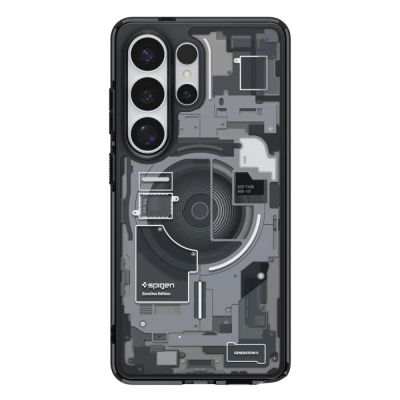 3. Etui Spigen Ultra Hybrid Mag MagSafe na Samsung Galaxy S26 Ultra Zero One - przezroczysto-czarne