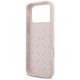 7. Etui Guess Silicone Big 4G Script na iPhone 17 Pro Max - różowe