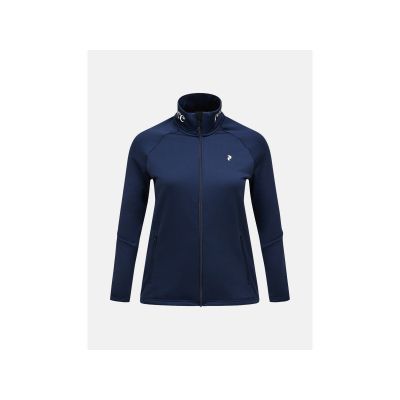 Bluza damska PEAK PERFORMANCE W Rider Essentials Zip Jacket kolor granatowy