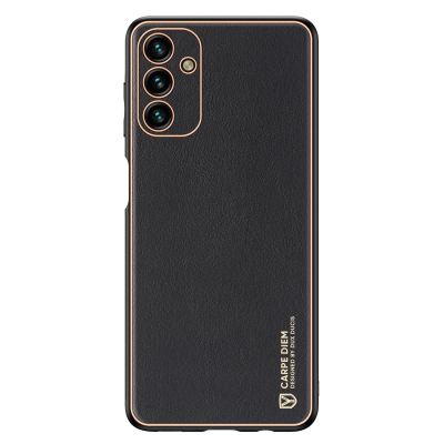 2. Dux Ducis Yolo eleganckie etui pokrowiec ze skóry ekologicznej Samsung Galaxy A13 5G czarny