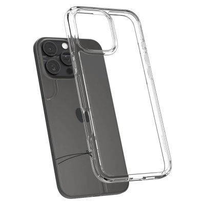 7. Etui Spigen Ultra Hybrid na iPhone 16 Pro - przezroczyste
