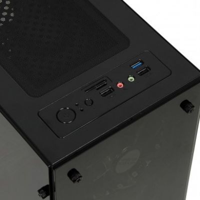 11. Obudowa IBOX MINI TOWER PASSION V4 GAMING OPV4 (Micro ATX; kolor czarny)