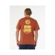 2. Koszulka męska RIP CURL Pacific Rinse Glass Off Tee brązowa