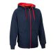 SELECT Bluza ZIP Hoody WILLIAM navy granatowa
