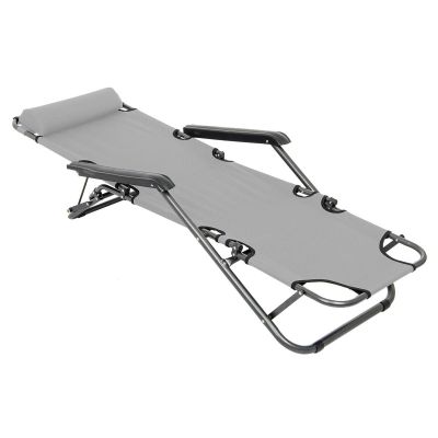 11. FOTEL WIELOPOZYCYJNY LEVEL Z ZAGŁÓWKIEM SZARY