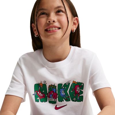 5. Koszulka dla dzieci Nike Sportswear biała IM9534 100
