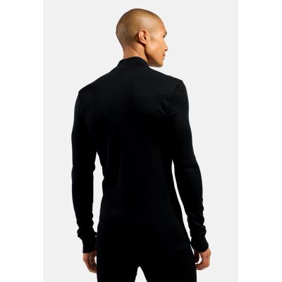 5. Koszulka męska Odlo BL TOP turtle neck l/s ACTIVE WARM ECO roz. L Czarna