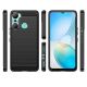 2. Carbon Case etui do Infinix Hot 12 Pro elastyczny silikonowy karbonowy pokrowiec czarne