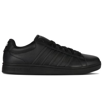 12. Męskie sneakersy K-Swiss COURT TIEBREAK II BLACK/BLACK/BLACK-M (04413-010-M)