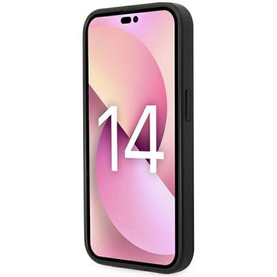 5. Etui Karl Lagerfeld Saffiano Mono Metal Logo na iPhone 14 Pro Max 6,7" - szare