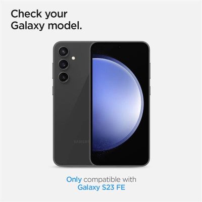 6. Osłona aparatu Spigen Glas.tR EZ Fit Optik Camera Protector na Samsung Galaxy S23 FE - czarna 2 szt.