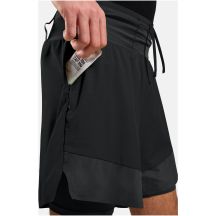 Spodenki męskie Odlo 2-in-1 short X-ALP TRAIL 6 INCH czarne
