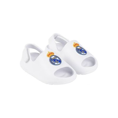 5. Sandały Real Madryt beach pool flip flops white eva Jr 2300006792B