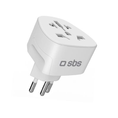 Adapter podróżny SBS CH - uniwersalny - biały