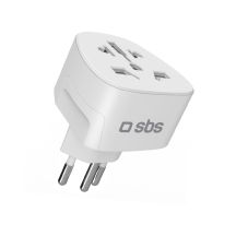 Adapter podróżny SBS CH - uniwersalny - biały
